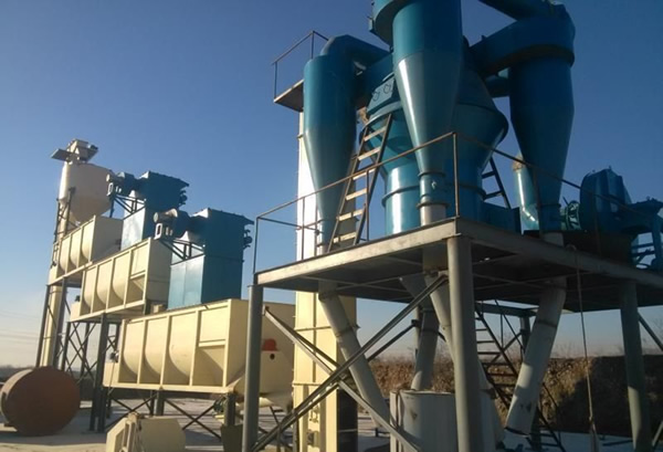 20t/h氢氧化钙消化器/选粉机生产线